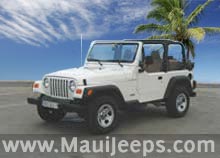 Jeep in Maui